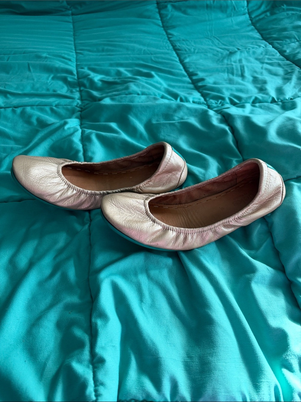 GUC Metallic Champagne Tieks (EXCLUSIVE 2016 Black Friday release), size 9 - Picture 14 of 14
